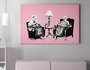 Wallity Lienzo Decorativo Banksy WY141 (50 x 70 cm)